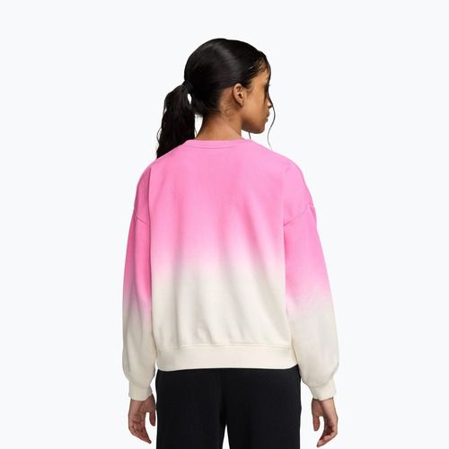 Kinder-Sweatshirt Nike Sportswear Studio sail/playful pink/white