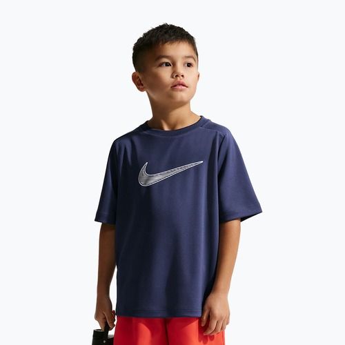 Kinder-Shirt Nike Multi Dri-Fit midnight navy/white