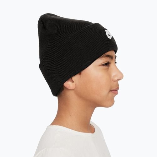 Kinder-Wintermütze Nike Peak black heather/white
