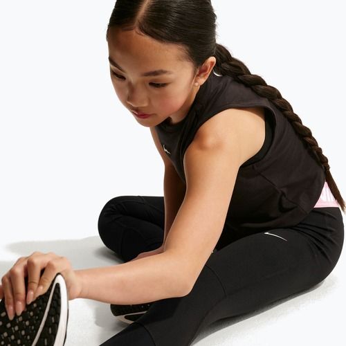 Kinderleggings Nike Pro Dri-FIT black/pink rise/white