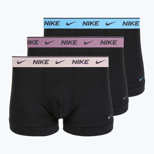 Herrenboxershorts Nike Cotton Stretch Trunk 3 pack charcoal heather
