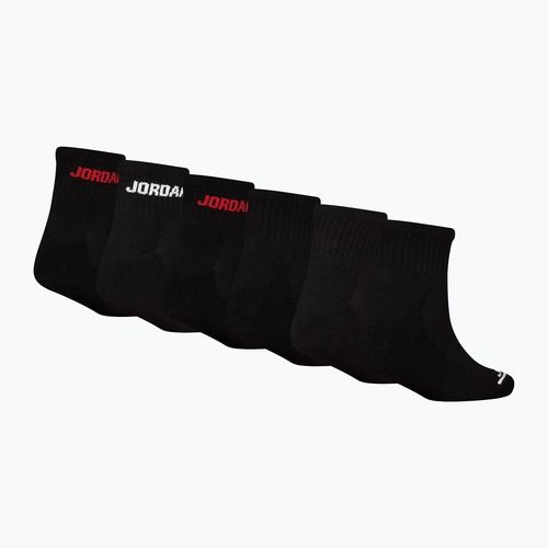 Skarpetki dziecięce Nike Jordan Legend Ankle Quarter 6 pack black