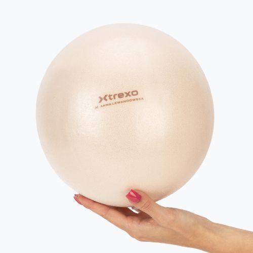Gymnastikball klein XTREXO x Anna Lewandowska ball 20cm Beige