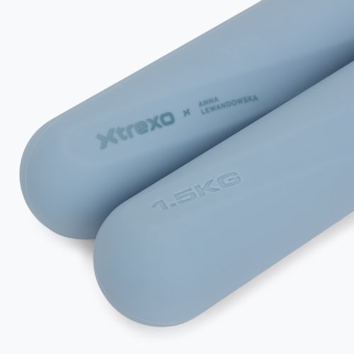 Kurzhantel-Set XTREXO x Anna Lewandowska Bars 215 Azul Bruma