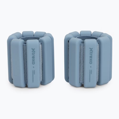 Knöchel- und Handgelenksgewichte XTREXO x Anna Lewandowska Bangles 210 Azul Bruma