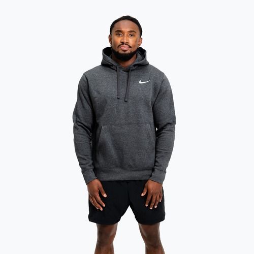 Herrenpullover Nike Strength S&C Hoodie charcoal/white