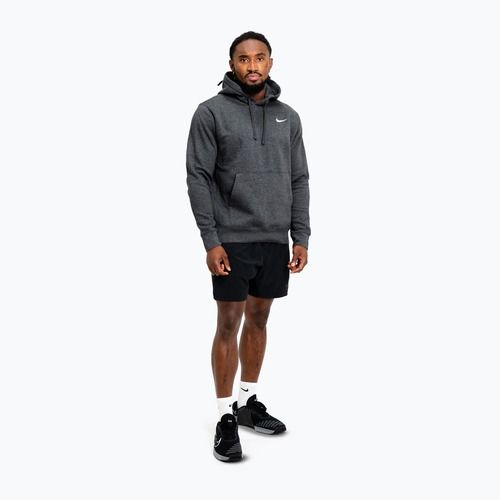 Herrenpullover Nike Strength S&C Hoodie charcoal/white