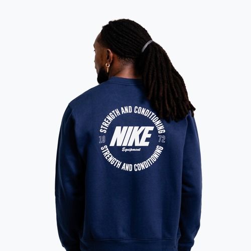 Herrenpullover Nike Strength S&C Crewneck navy/white