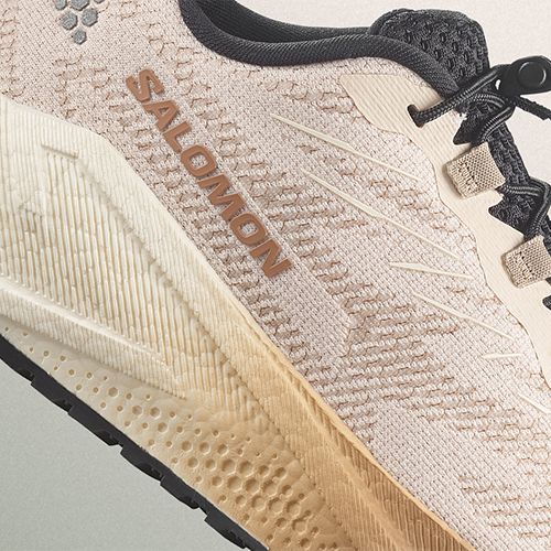 Laufschuhe für Damen Salomon Aero Blaze 4 GRVL tapioca/vanilla ice