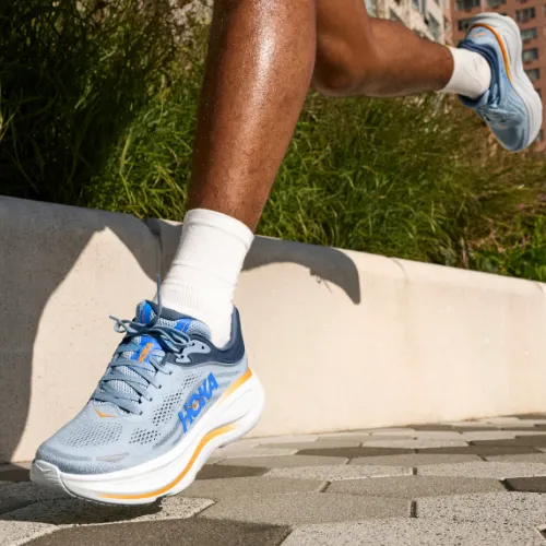 Laufschuhe Damen HOKA Bondi 9 frost/pale tangerine