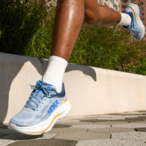 Laufschuhe Herren HOKA Bondi 9 white/hoka blue