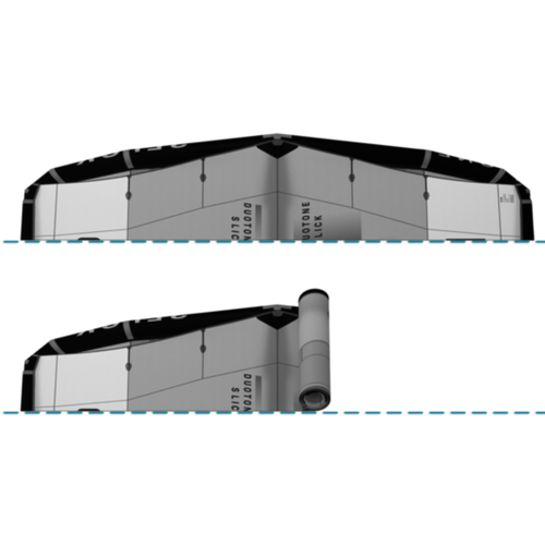 Flügelfolie DUOTONE Wing Slick (CN) grün NP-120023-C3040