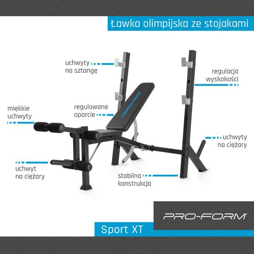 Proform Sport Xt 11520 Trainingsbank mit Ständern PFBE11520