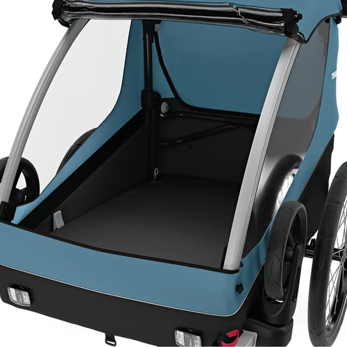 Thule Courier Zwei-Personen-Fahrradanhänger blau 10102001