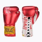 Boxhandschuhe Everlast Fight Leather red