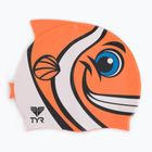 TYR Charactyr Happy Fish Kinderschwimmkappe orange LCSHFISH