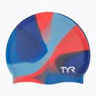 Kinder-Schwimmkappe TYR Tiedye Silicone Multicolor Jr blue/orange