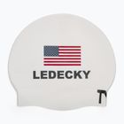 Schwimmkappe TYR Ledecky Silicone white