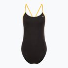Einteiliger Badeanzug TYR Hexa Cutoutfit schwarz/gold