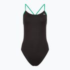 Einteiliger Badeanzug TYR Hexa Cutoutfit schwarz/grün