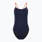 Einteiliger Damen-Badeanzug TYR Hexa Cutoutfit navy/orange