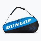 Tennistasche Dunlop FX-Club 3 RKT schwarz/schwarz