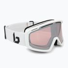 Skibrille Bollé Y7 OTG white matte/vermillon gun