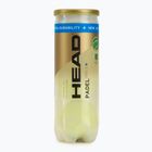 Padel-Bälle HEAD Padel Pro S+ 3 Stk. yellow