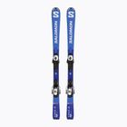 Kinder-Abfahrtsski Salomon S/Race MT Jr + L6 race blau/weiß