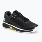 Herren-Tennisschuhe Wilson Rush Lite 5 Clay black/white/safety yellow