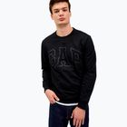 Herren GAP Logo Crewneck Sweatshirt schwarz