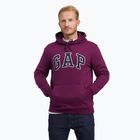 Herren GAP V-Heritage Logo Sweatshirt PO SNL Strand Pflaume