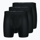 Unter Armour Perf Tech 6in Männer Boxershorts 3 Paar schwarz