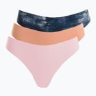Tangas Damen Under Armour Pure Stretch Ns Thong 3 Paar canyon pink/black
