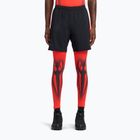 Trainingsshorts Herren Reebok Athlete Speed black/energy red