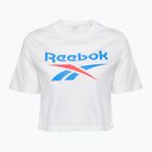 Shirt Damen Reebok Identity Big Logo Crop Tee white/coral/blue