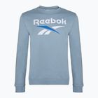 Hoodie Sweatshirt Herren Reebok Identity Big Logo Fleece Crew upgrade blue