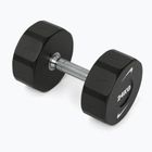Chromierte Hantel Nike Strength Pro Urethane Dumbbell 24 kg black/white