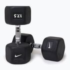 Gummierte Hantel Nike Strength Hex Dumbbell 17,5 kg black/white