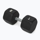 Gummierte Hantel Nike Strength Hex Dumbbell 30 kg black/white