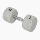 Gummierte Hantel Nike Strength Grind Hex Dumbbell 15 kg wolf grey