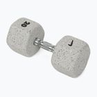 Gummierte Hantel Nike Strength Grind Hex Dumbbell 20 kg wolf grey