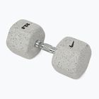 Gummierte Hantel Nike Strength Grind Hex Dumbbell 22,5 kg wolf grey