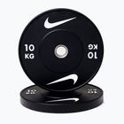 Bumper-Gewichtsscheiben Nike Strength Rubber Bumper Plates 10 kg black/white