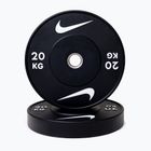 Bumper-Gewichtsscheiben Nike Strength Rubber Bumper Plates 20 kg black/white