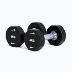 Hanteln Nike Strength Pro Urethane Dumbbell 2 x 6 kg black/white