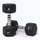 Kurzhanteln Nike Strength Hex Dumbbell 2 x 7 kg black/white
