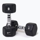 Kurzhanteln Nike Strength Hex Dumbbell 2 x 8 kg black/white