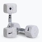 Kurzhanteln Nike Strength Grind Hex Dumbbell 2 x 6 kg wolf grey