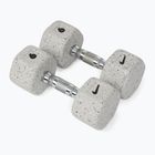 Hanteln Nike Strength Grind Hex Dumbbell 2 x 9 kg wolf grey